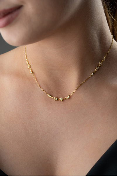 Silvano Jewelry 925 Ayar Gümüş Zincirli Bereket Kolye