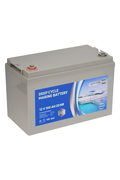 Agromot Marin Akü 12V 100 Ah Marin Jel Akü Deep Cycle Nano Carbon Agm Battery