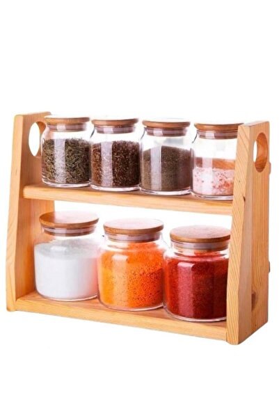 İşte Evim وعاء توابل زجاجي من جونول، 7 قطع