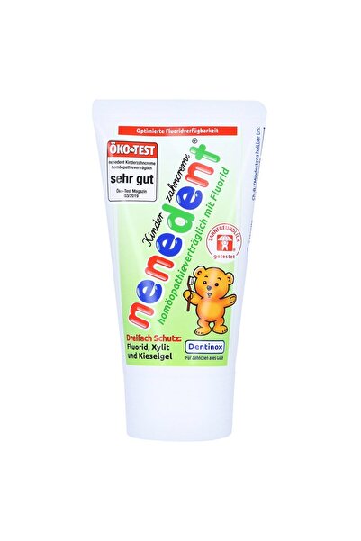 Dentinox Toothpaste for Children, Dentinox, Nenedent, Homeopathic, with Fluoride, Sugar-Free, Against Cavitie