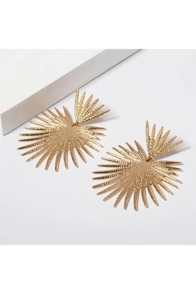Eva Grace Cercei Camilla, aurii, statement, în formă de frunză