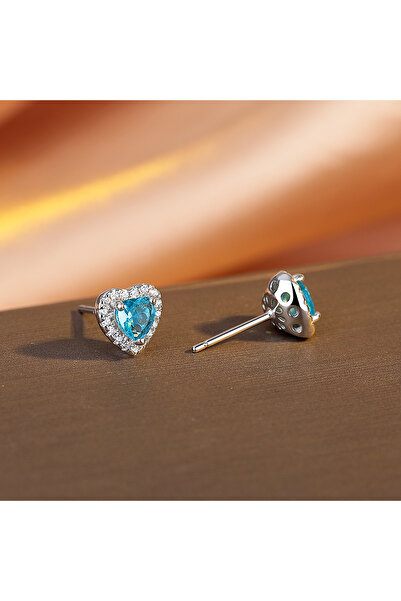 delis Σκουλαρίκια από ασήμι 925, JW1587, σχέδιο καρδιάς, επιροδιωμένα