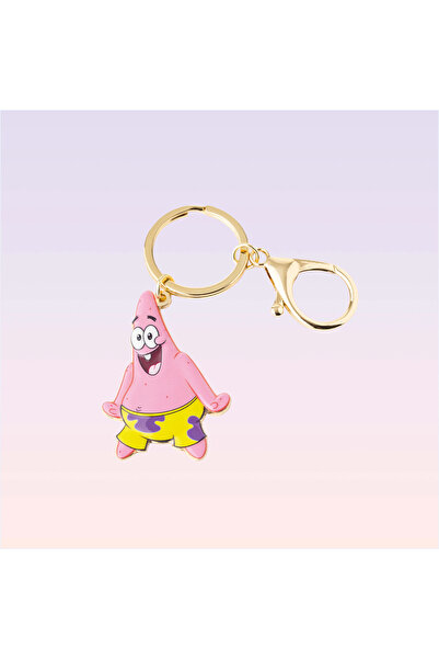 NİCKELODEON Sünger Bob Patrick Figürlü Metal Anahtarlık