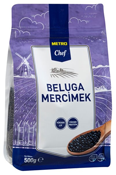 Metro Chef Beluga Mercimek (siyah mercimek)-500 gr