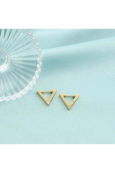 Bijuteria SORELLY Cercei Placati cu Aur Triangle Hoops