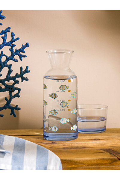 LC Waikiki LCW HOMEKarişik Balık Baskılı Cam Sürahi 600 Ml