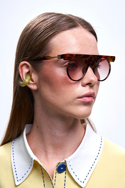 Bilge Karga Lona Leopard Brown Sunglasses