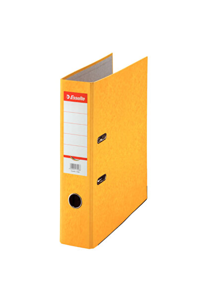 Esselte Rainbow A4 75 mm yellow cardboard filing cabinet