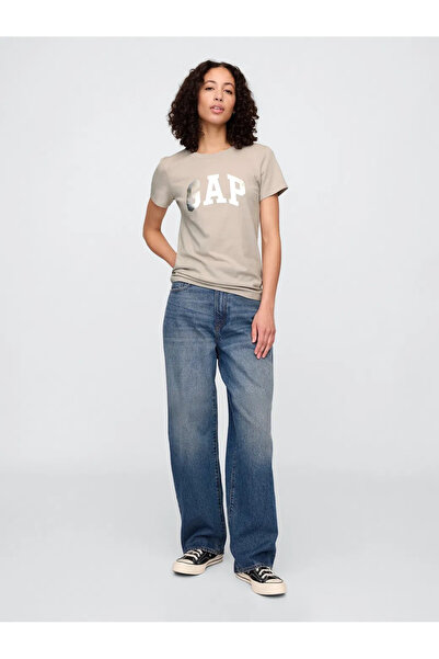GAP Tricou clasic cu LOGO tricou V-SS pentru femei