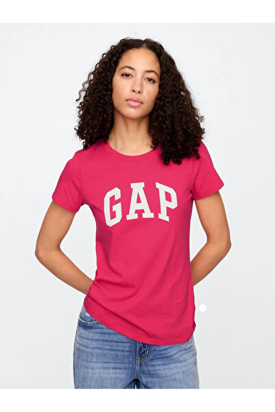 GAP Γυναικείο μπλουζάκι V-SS LOGO CLASSIC TEE