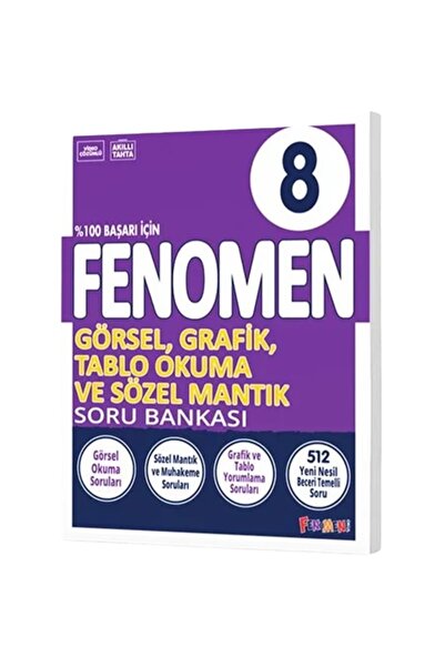 Fenomen Yayıncılık 2025-2026 8. Sınıf Görsel Grafik Ve Tablo Okuma Soru Banka...