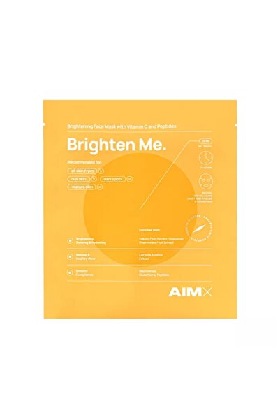 AIMX Masca Brighten Me cu vitamina C, glutation si niacinamide (25ml),