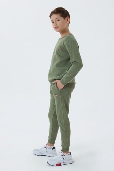 U.S. Polo Assn. U.S. Polo Assn. Boys Black Tracksuit Set