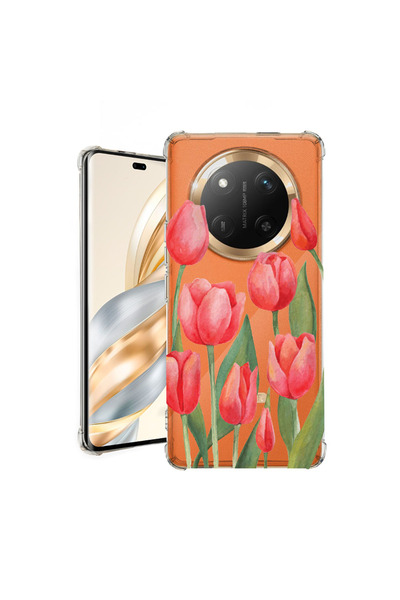 bestcase Carcasă spate antișoc pentru Honor Magic7 Lite, Lalele roșii, 192635...