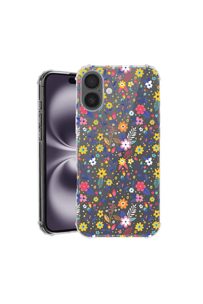bestcase Αντικραδασμική θήκη πίσω μέρους για Apple iPhone 16 Plus, μοτίβο λου...