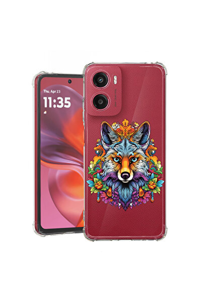bestcase Αντικραδασμική θήκη πίσω μέρους για Motorola Moto E15, Dream Colors ...