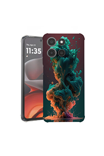 bestcase Carcasă spate antișoc pentru Motorola Moto G15, culori lichide, 1926...