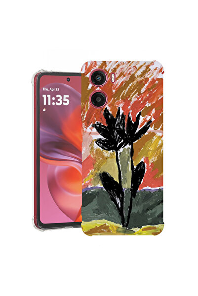 bestcase Carcasă spate antișoc pentru Motorola Moto G05, lucrată manual de KF...