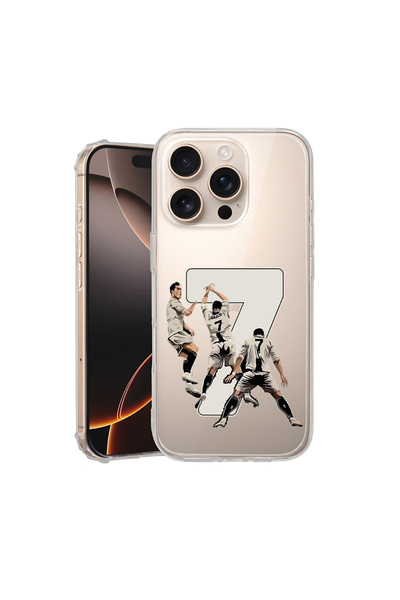bestcase Αντικραδασμική θήκη πλάτης για Apple iPhone 16 Pro Max, Ronaldo, AS ...