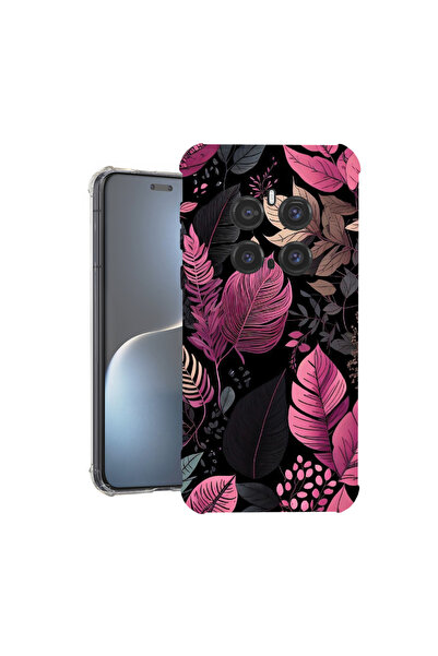 bestcase Carcasă spate antișoc pentru Honor Magic7 Pro, pene de trandafir, 19...