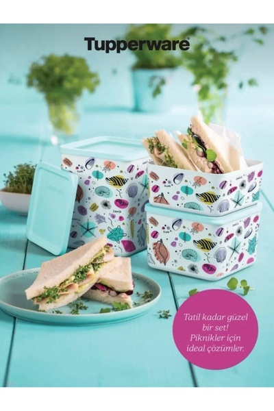 Plus طقم توپا كوبك - جديد - مجموعة من 3 قطع / 650 مل - 1 لتر - 1.8 لتر