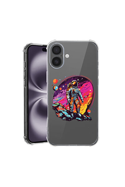 bestcase Carcasă spate antișoc pentru Apple iPhone 16 Plus, Astronaut, AS 1505