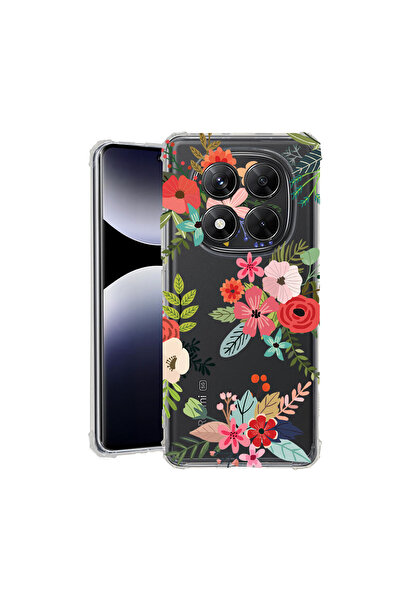 bestcase Carcasă spate antișoc pentru Xiaomi Redmi Note 14 Pro Plus, Flori, 1...