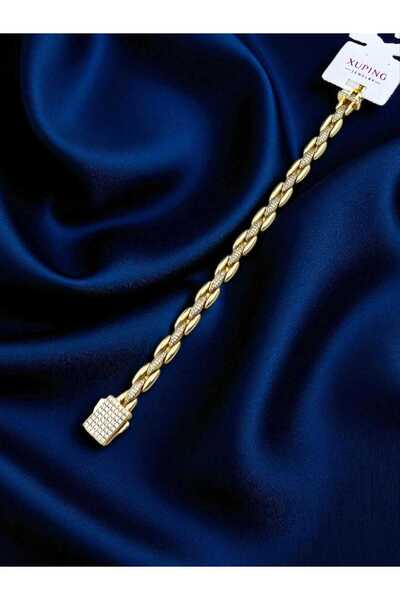 ÜMRANİKA JEWELLERY Taş Kilitli 14K Xuping Bileklik
