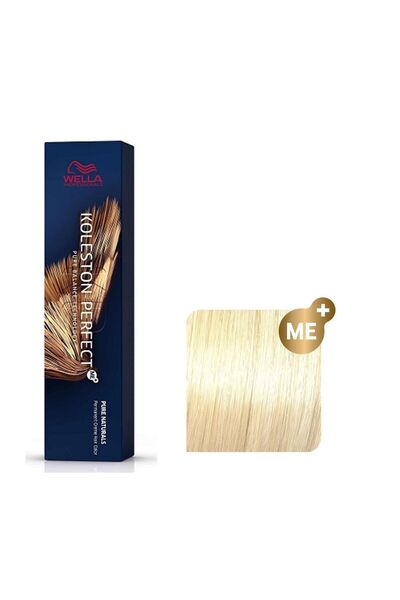 Wella Permanent Hair Dye 10/0 - Pure Naturals Koleston Perfect Me+ Very Light Blonde -