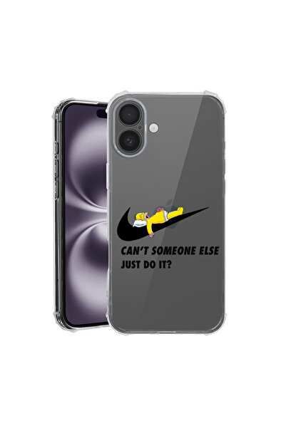 bestcase Αντικραδασμική θήκη πλάτης για Apple iPhone 16, Simpson Just Do It, ...