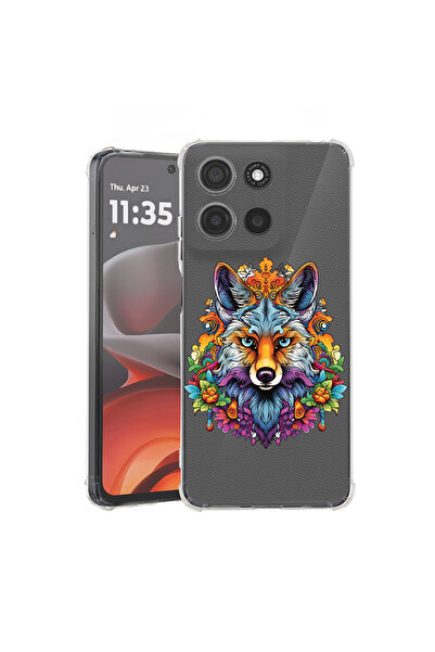 bestcase Carcasă spate antișoc pentru Motorola Moto G75, Dream Colors - Wolf,...