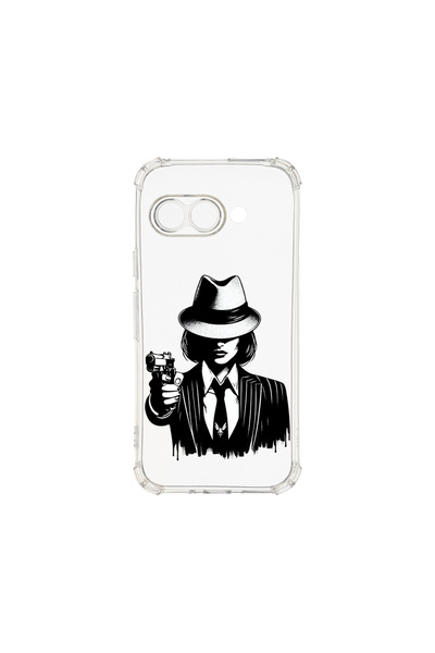 bestcase Carcasă spate antișoc pentru Google Pixel 9a, Gangster Woman, AS 1494