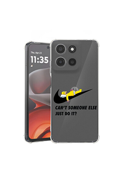 bestcase Αντικραδασμική θήκη πίσω μέρους για Motorola Moto G15, Simpson Just ...