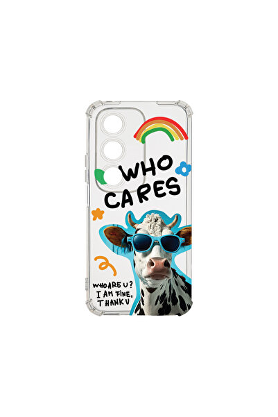 bestcase Carcasă spate antișoc pentru OPPO A80 5G, Cool Cow - Who Cares?, AS 975