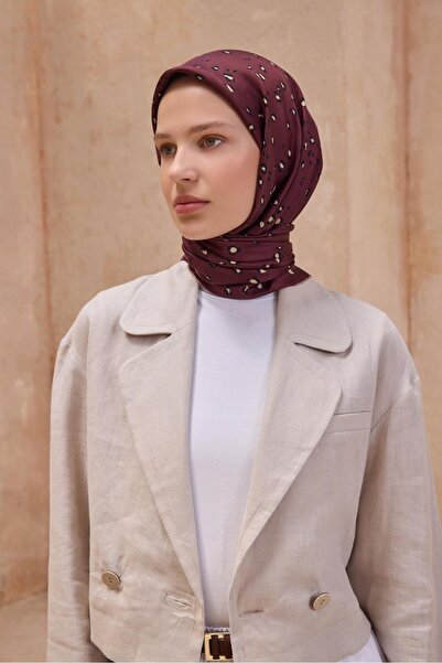 Belli Eșarfă Twill mătase - 4126-36 Roșu Claret