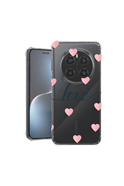 bestcase Carcasă spate antișoc pentru Honor Magic7 Pro, Inimi zburătoare, 192...