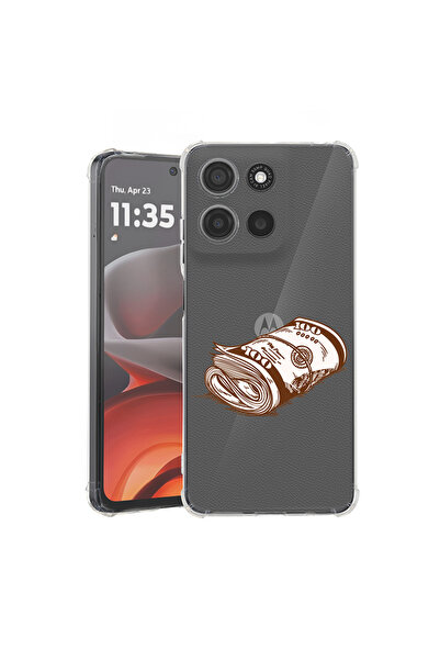 bestcase Carcasă spate antișoc pentru Motorola Moto G75, Bani, 1946016 AS 1489