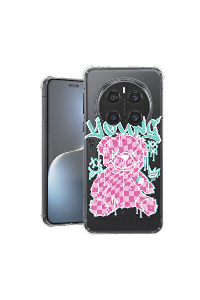 bestcase Carcasă spate antișoc pentru Honor Magic7 Pro, Ursuleț de pluș pentr...