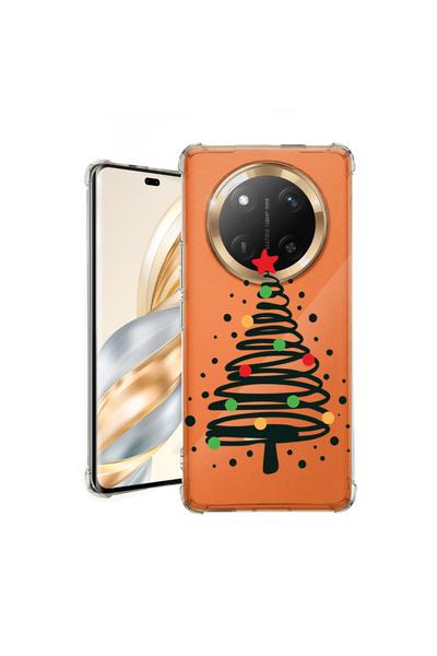 bestcase Αντικραδασμική πίσω θήκη για Honor Magic7 Lite, Χριστουγεννιάτικο δέ...