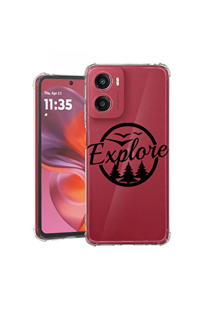 bestcase Husă spate antișoc pentru Motorola Moto E15, Hai să explorăm, 198824...