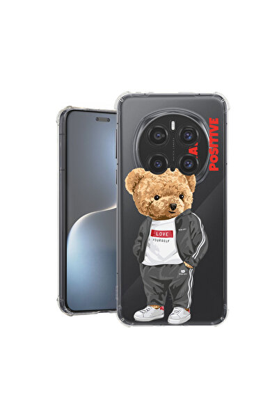 bestcase Carcasă spate antișoc pentru Honor Magic7 Pro, Stay Positive - Teddy...
