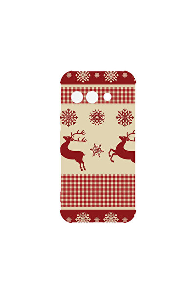 bestcase Carcasă spate antișoc pentru Google Pixel 9a, model de Crăciun, AS 1363