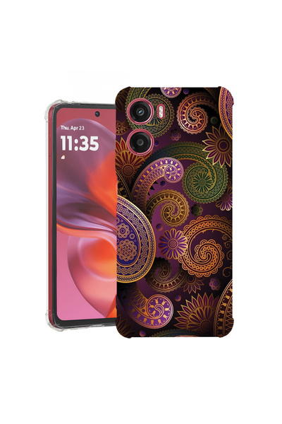 bestcase Αντικραδασμική θήκη πίσω για Motorola Moto G05, γεωμετρική, 1926357 ...