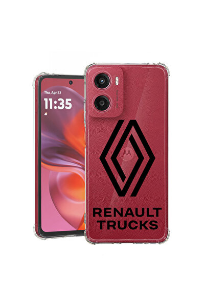bestcase Carcasă spate antișoc pentru Motorola Moto E15, Renault Trucks, 1988...