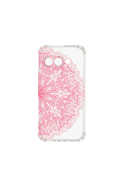 bestcase Carcasă spate antișoc pentru Google Pixel 9a, roz dantelă, AS 21