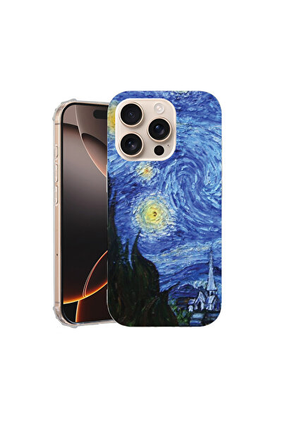 bestcase Carcasă spate antișoc pentru Apple iPhone 16 Pro Max, Van Gogh - Noa...