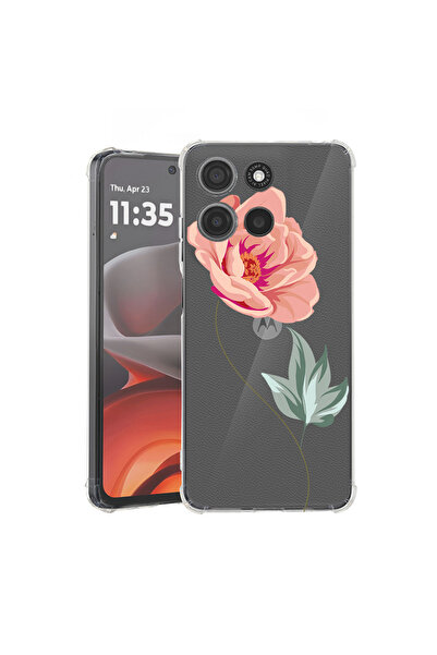 bestcase Carcasă spate antișoc pentru Motorola Moto G15, roz, 1926358 AS 127