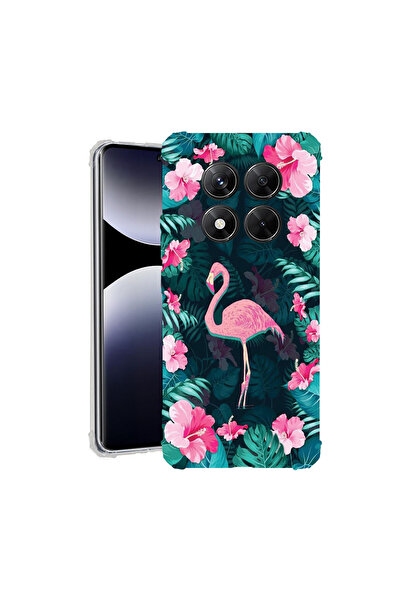 bestcase Carcasă spate antișoc pentru Xiaomi Redmi Note 14 Pro Plus, Flamingo...