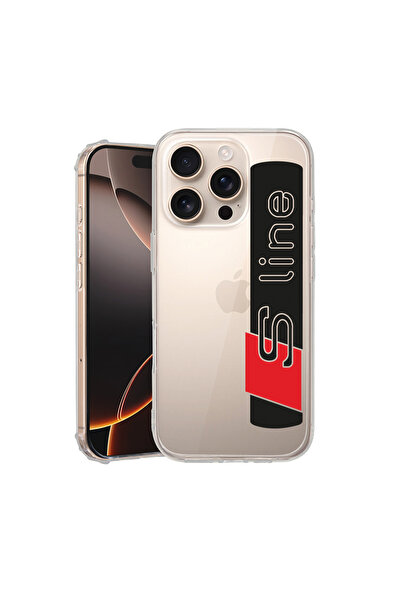 bestcase Carcasă spate antișoc pentru Apple iPhone 16 Pro Max, Audi S Line, A...