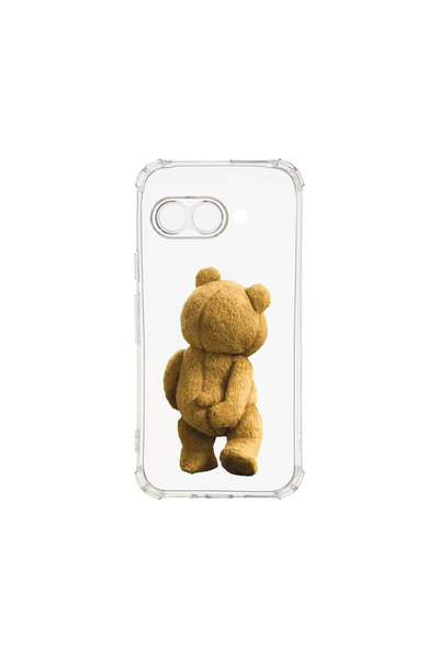 bestcase Carcasă spate antișoc pentru Google Pixel 9a, Teddy Bear Hidden Shot...